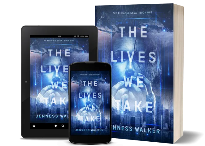 The Lives We Take by author Jenness Walker The Lives We Take Book Cover